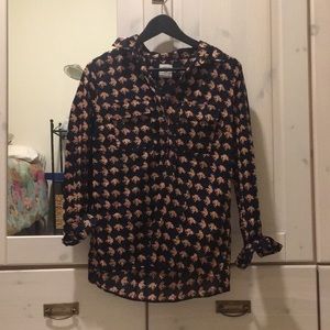 Printed button up